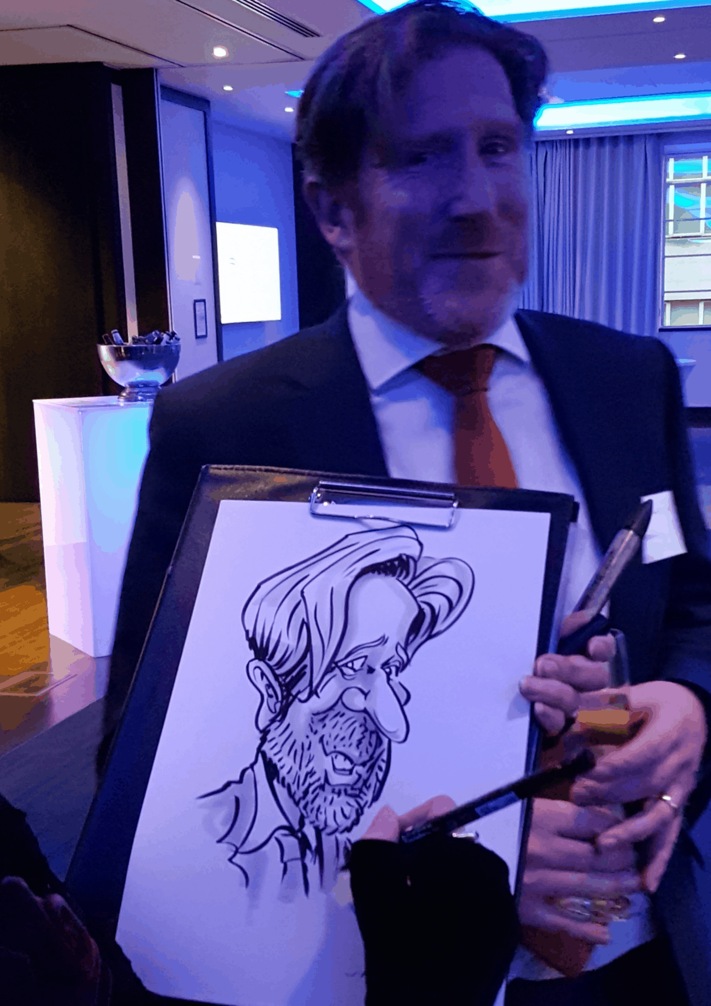 Corporate caricatures by Luisa Calvo 5