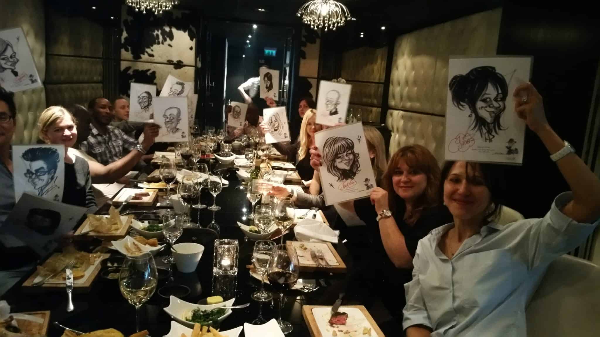 Traditional Pen And Ink Caricatures