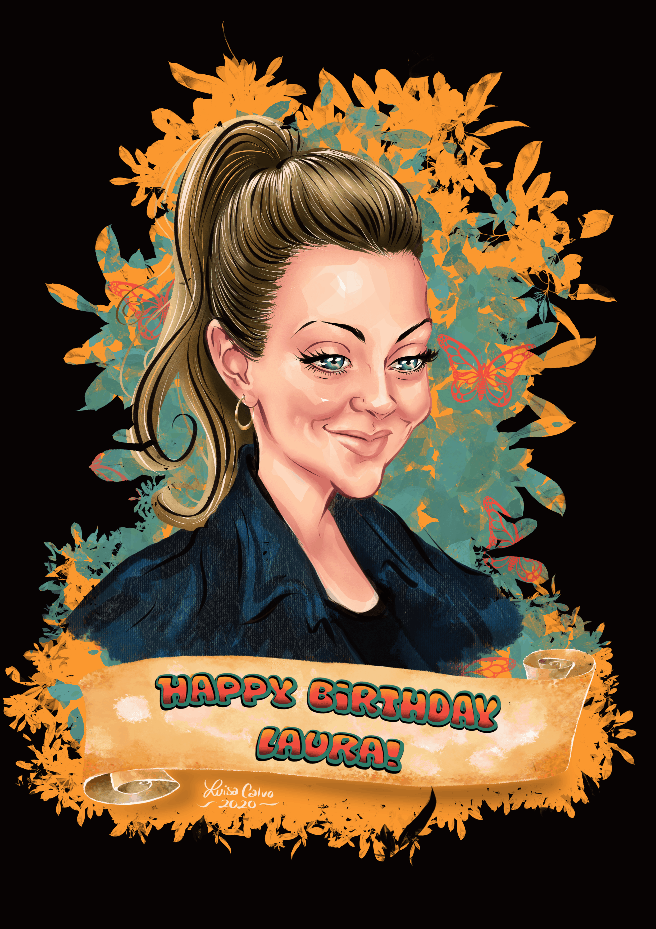 Birthday_Digital_Caricature_By_Luisa_Calvo